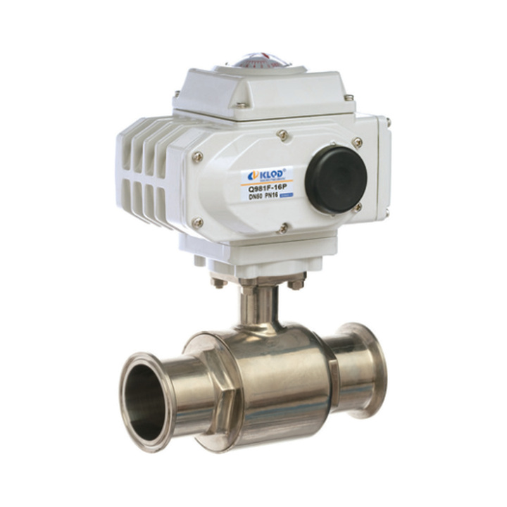 Electric Quick Clamp Ball Valve