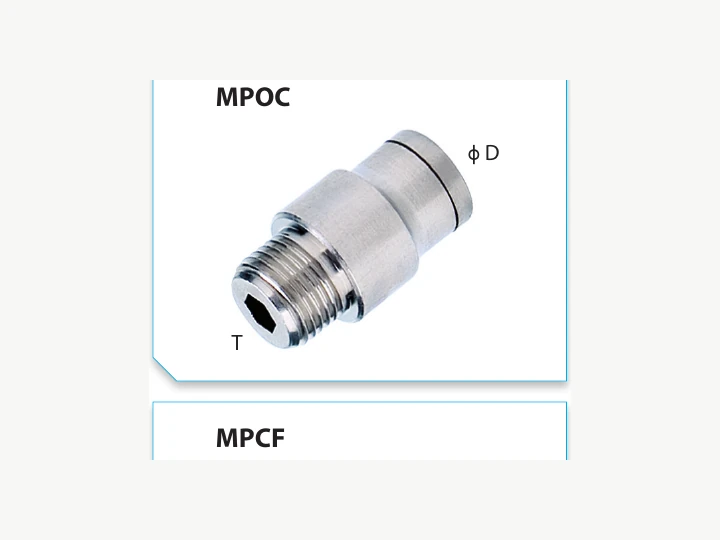 MPOC Miniature Pneumatic Fitting