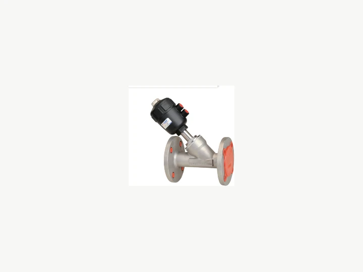 KLJZF Flanged Plastic-head Pneumatic Angle Seat Valve