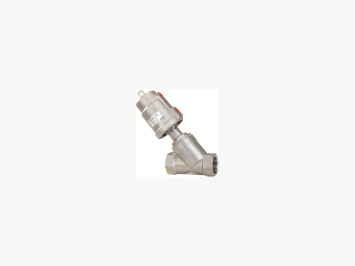 KLJZF Threaded Stainless-head Pneumatic Angle Seat Valve