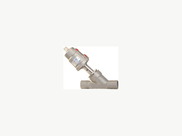 KLJZF Welded Stainless-head Pneumatic Angle Seat Valve