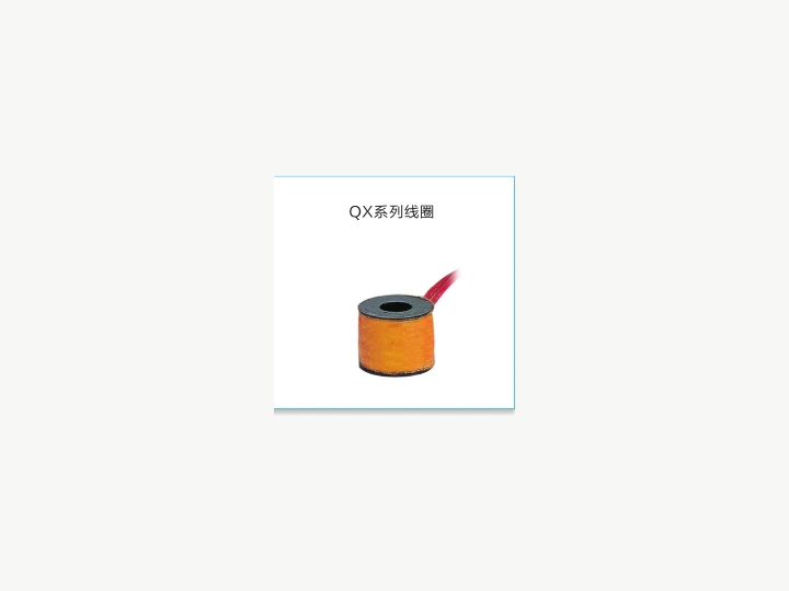 QX Series Solenoid Valve Coil