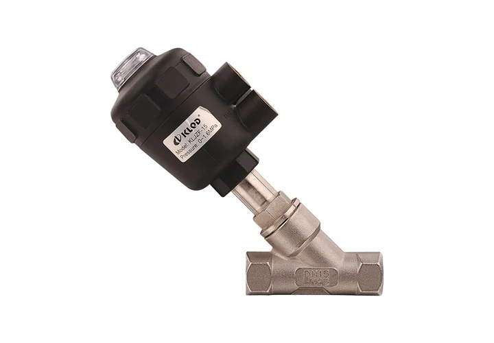 Kailing KLJZF pneumatic angle seat valve connection types