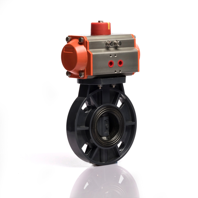 Pneumatic PVC Butterfly Valve